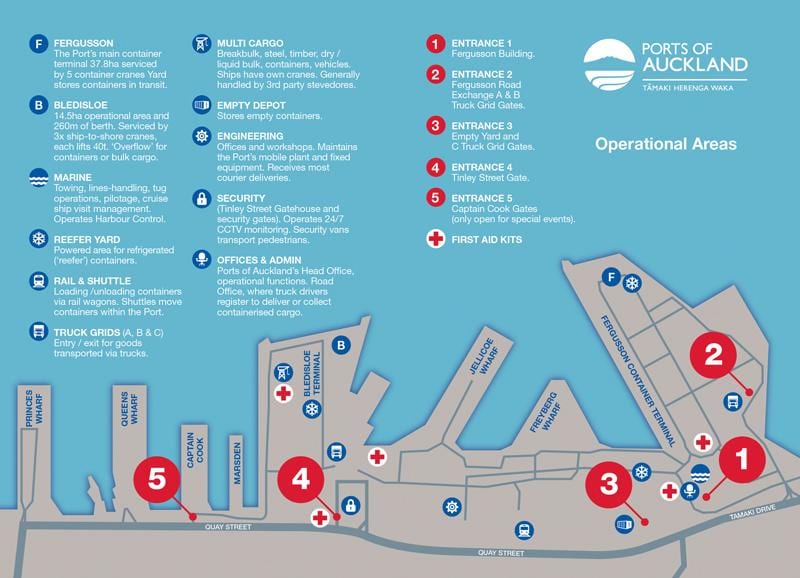 port Auckland peta