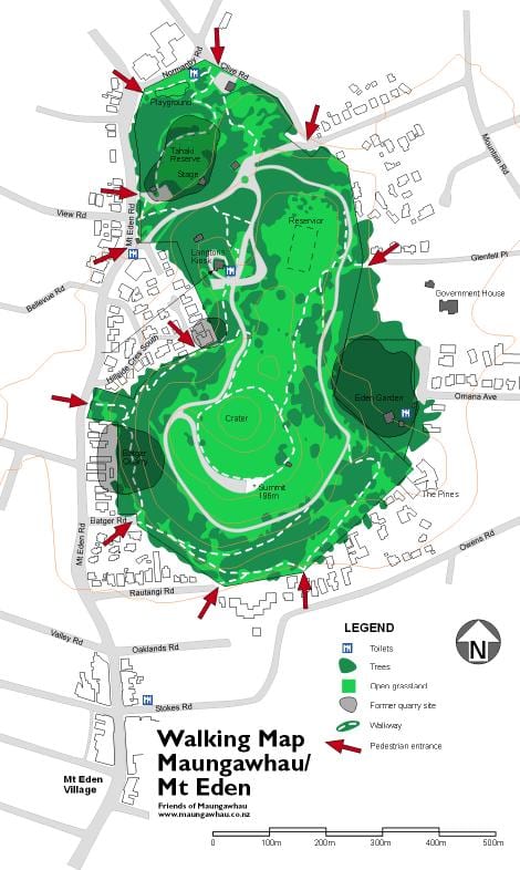 peta gunung Eden