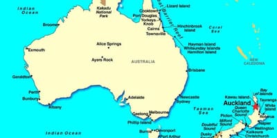 Auckland di peta dunia